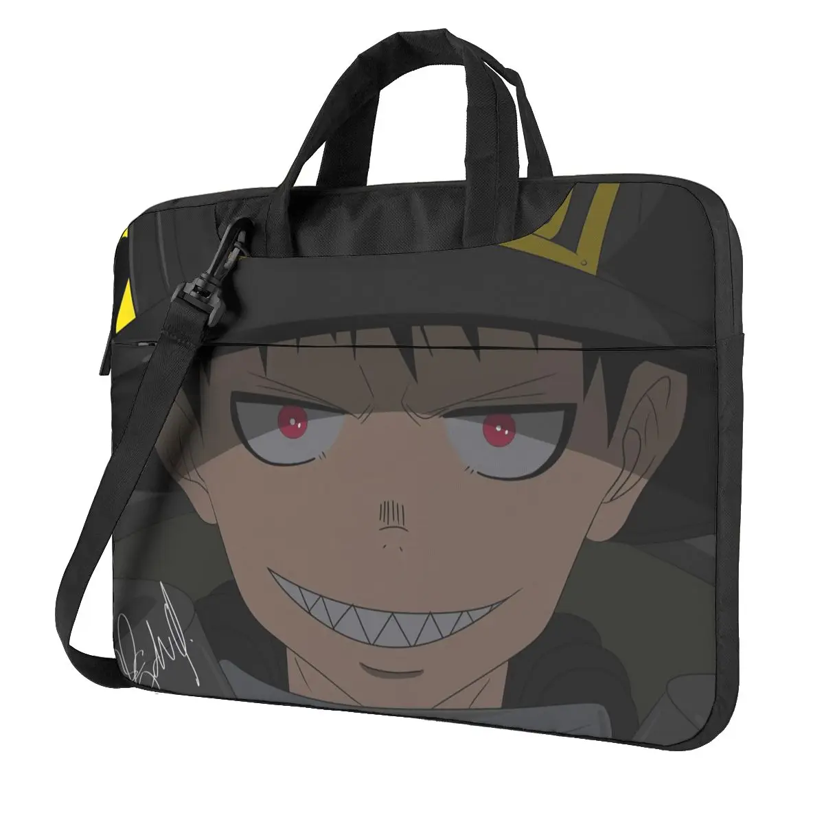 

Anime - Fire Force Laptop Bag Case Protective Vintage Computer Bag Bicycle Crossbody Laptop Pouch