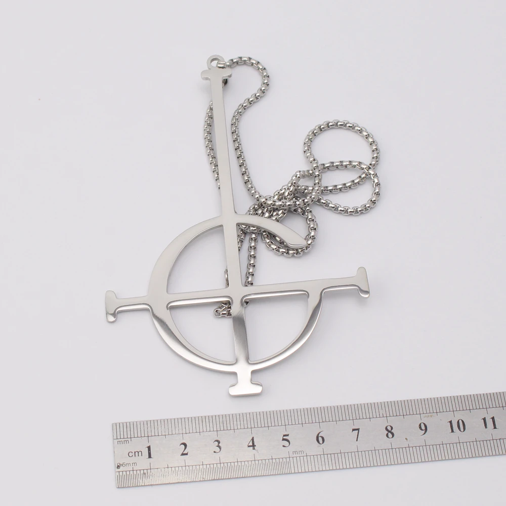 Ghost B.C. Nameless Ghoul Big Necklace Stainless Steel Pendant merch logo symbol