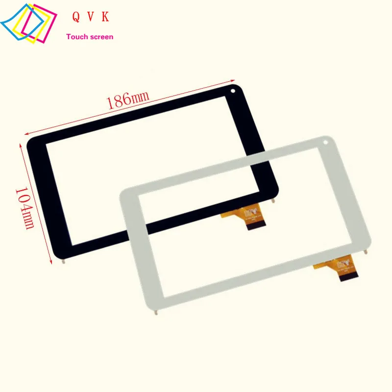 7Inch Black For CTP-197 XN1239V1 FHF70075 Tablet PC Capacitive Touch Screen Digitizer Sensor External Glass Panel 186X104 MM