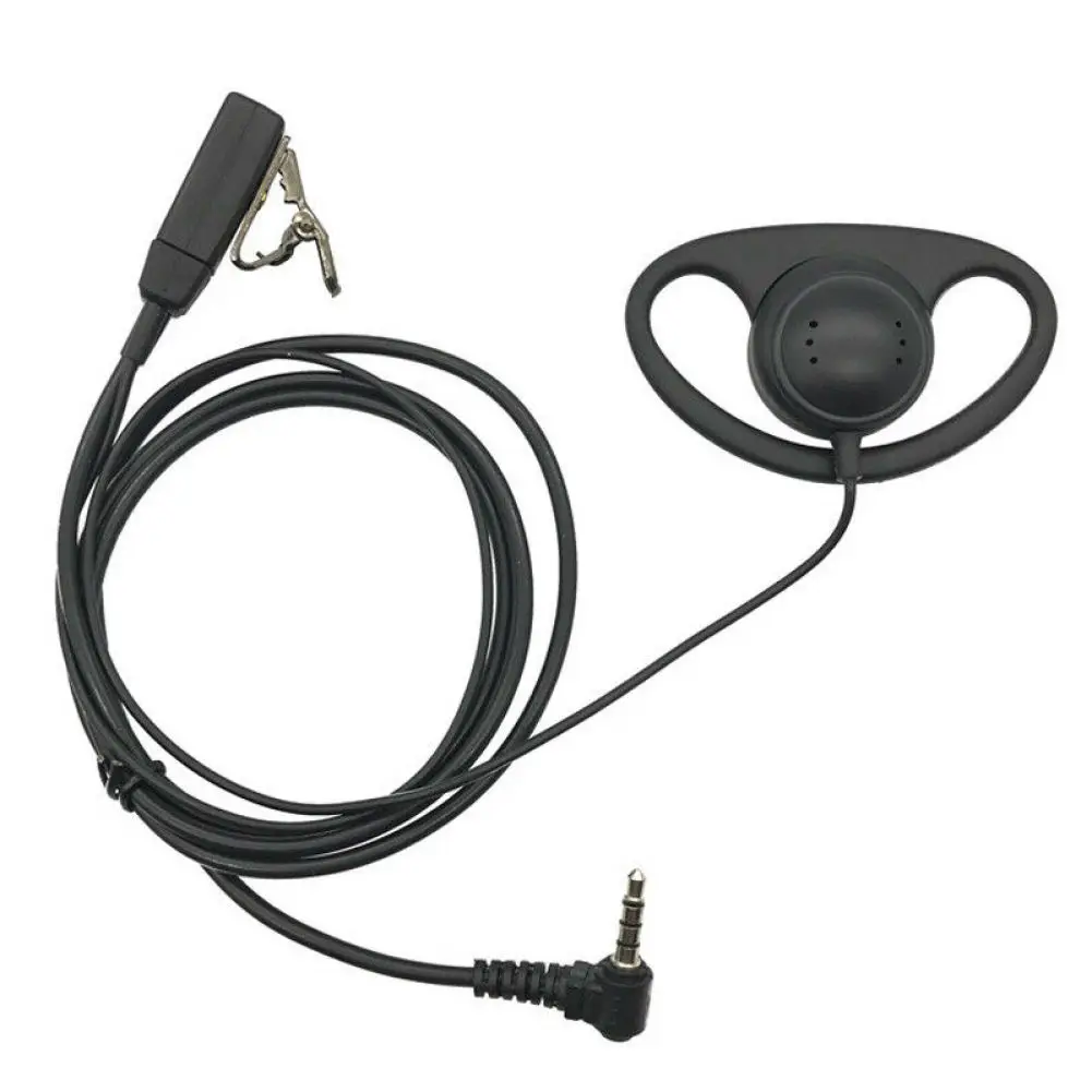 D-Form Hörer Headset PTT Versteckte MIC Für YAESU Vertex VX-1R 5R VX-110 VX-298 FT-50R, FT-60R Radio