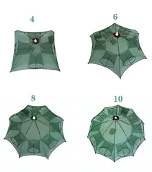 Trampa de pesca plegable para camarones, cangrejos y cebos vivos
