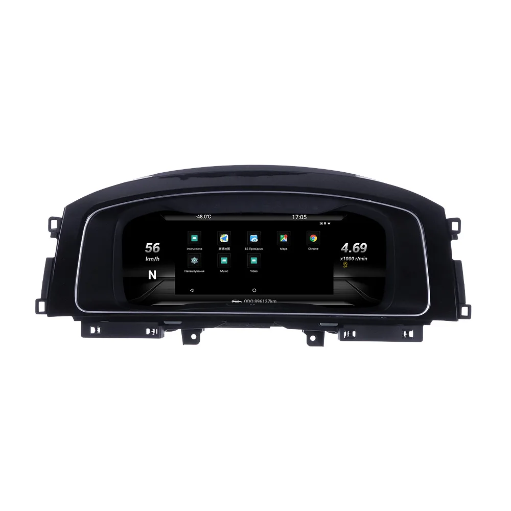 CaDigital Cluster Virtual Cockpit For VW B8 PASSAT CC Golf 7 Golf 7.5 GTI Variant Android  Dashboard Entertainment Speed Screen