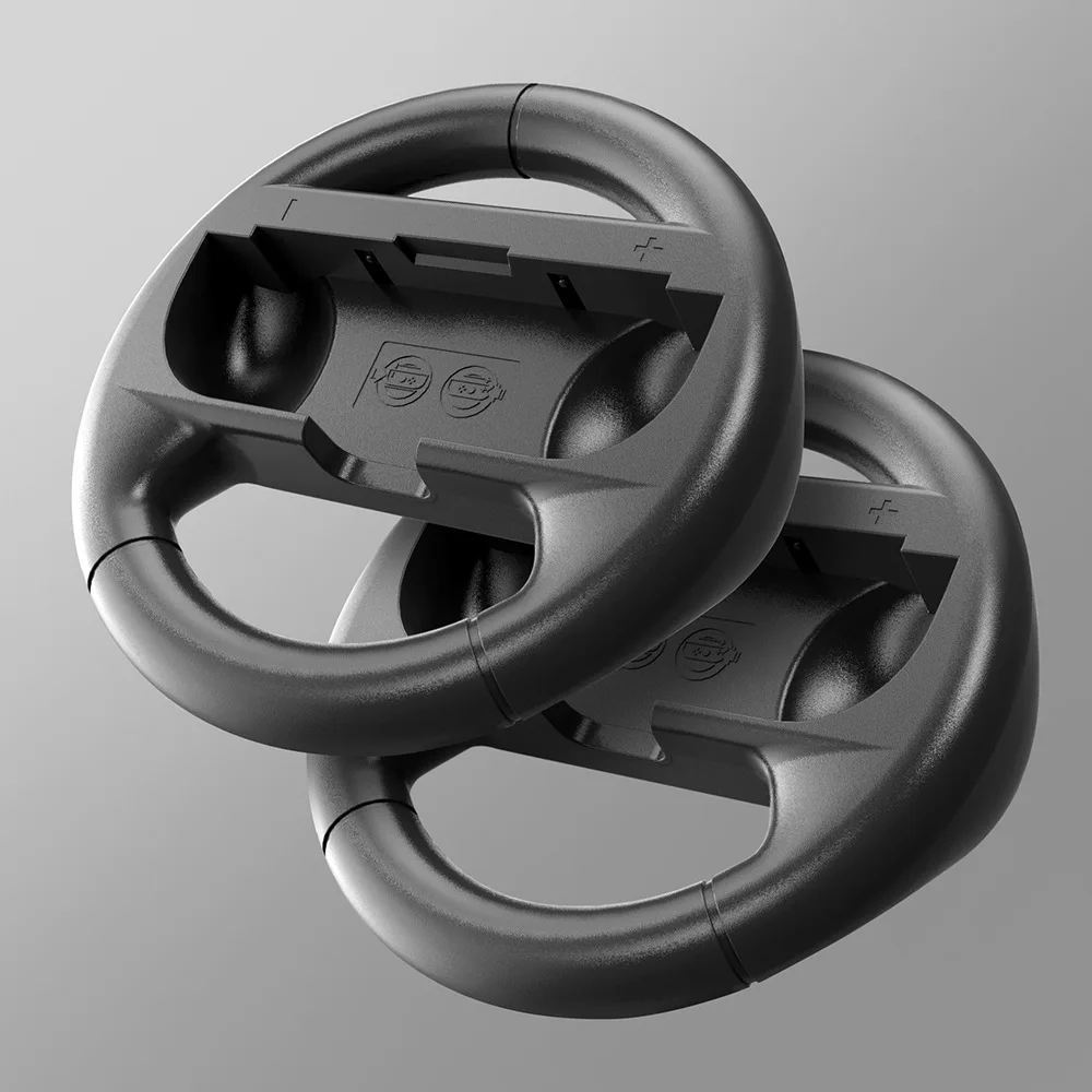 2 قطعة عجلة القيادة Joy-Con لنينتندو سويتش لعبة سباق عجلة تحكم NS Joy-Con قبضة عربة حامل Joycon اكسسوارات