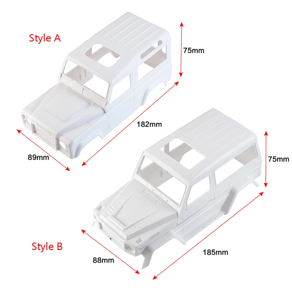 AXSPEED Hard Plastic Car Shell Body Kit tergicristalli paraurti Light Cover per Kyosho Jimny JEEP 32521 1/18 RC Crawler Car Model Parts