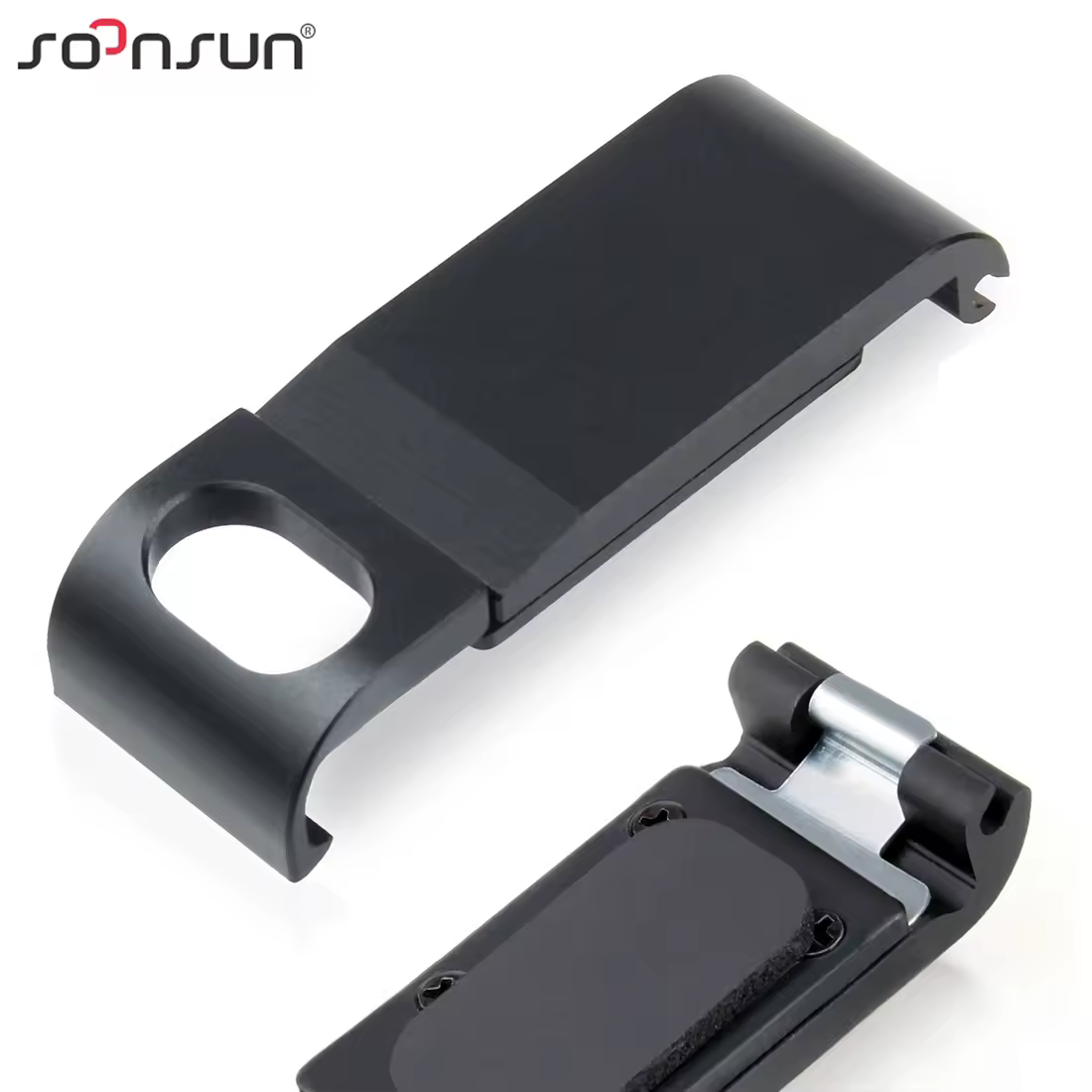 מכסה צד אלומיניום SOONSUN עבור GoPro Hero 13 12 11 10 9 או Go Pro 8 Black דלת סוללה חילופית קל לפירוק דלת טעינה