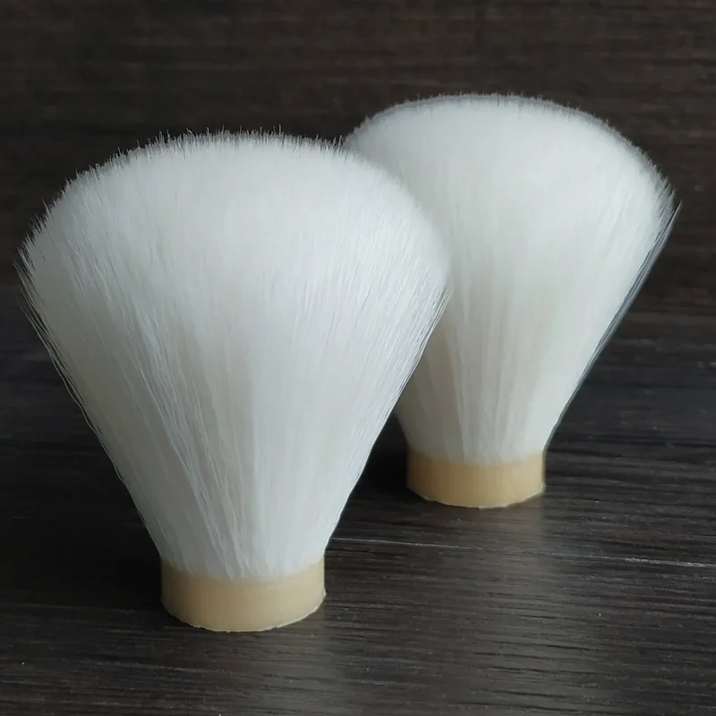 

dscosmetic snow white synthetic hair shaving brush knots