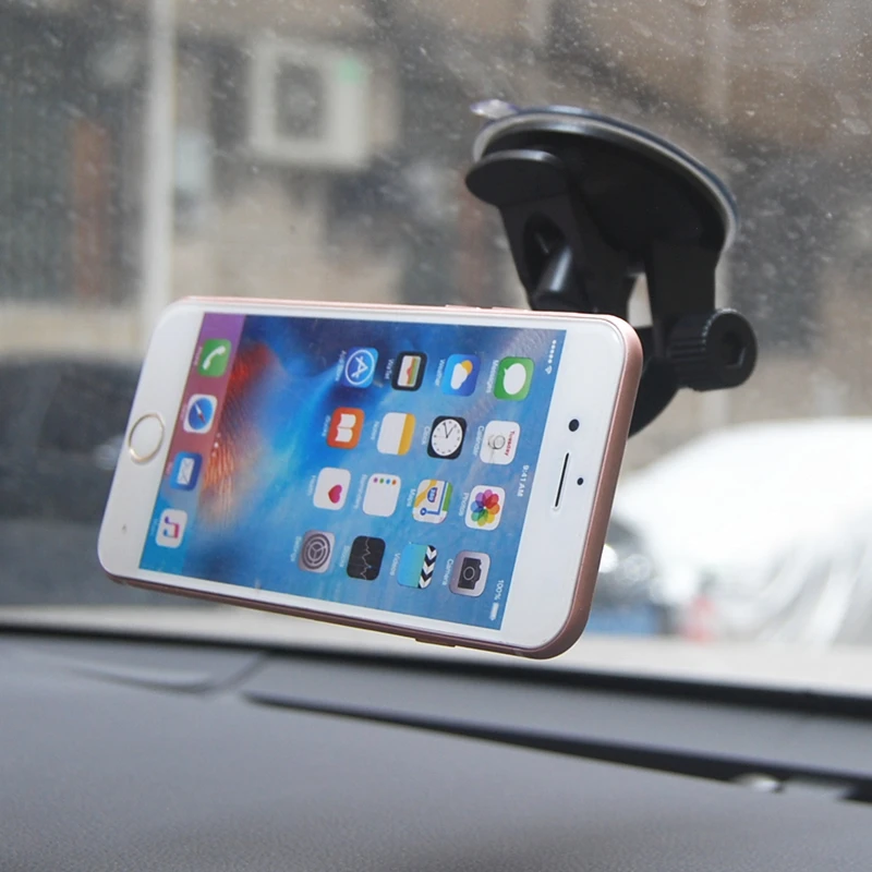 Universal Magnetic Auto Telefon Halter Halterung Windschutzscheibe Auto Cradle mit Klebrige Saugnapf für iPhone Samsung Handy Halterung