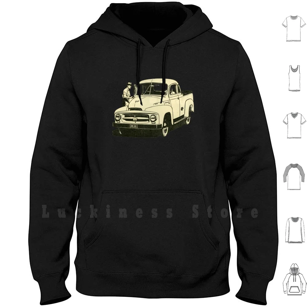 1954 International Ute. Aussie Farmers Favourite! hoodies long sleeve International Ute Utility Pickup Farm Harvester