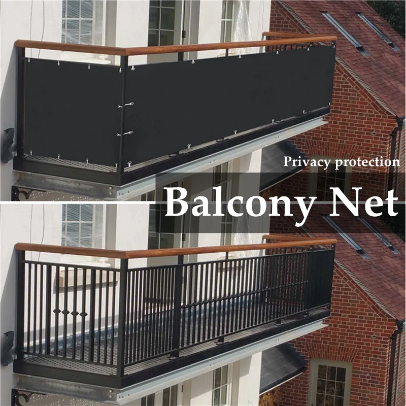 

Width 0.9m HDPE Balcony Privacy Net Fence Shielding Anti-UV Wind Protection Apartment Balcony Terrace Shelter Privacy Net