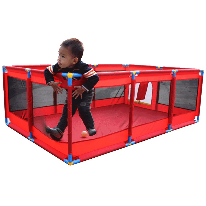 Corralito interior para bebé, estera para gatear, valla de seguridad para niños, barreras para PISCINA DE BOLAS, aro de baloncesto, valla protectora