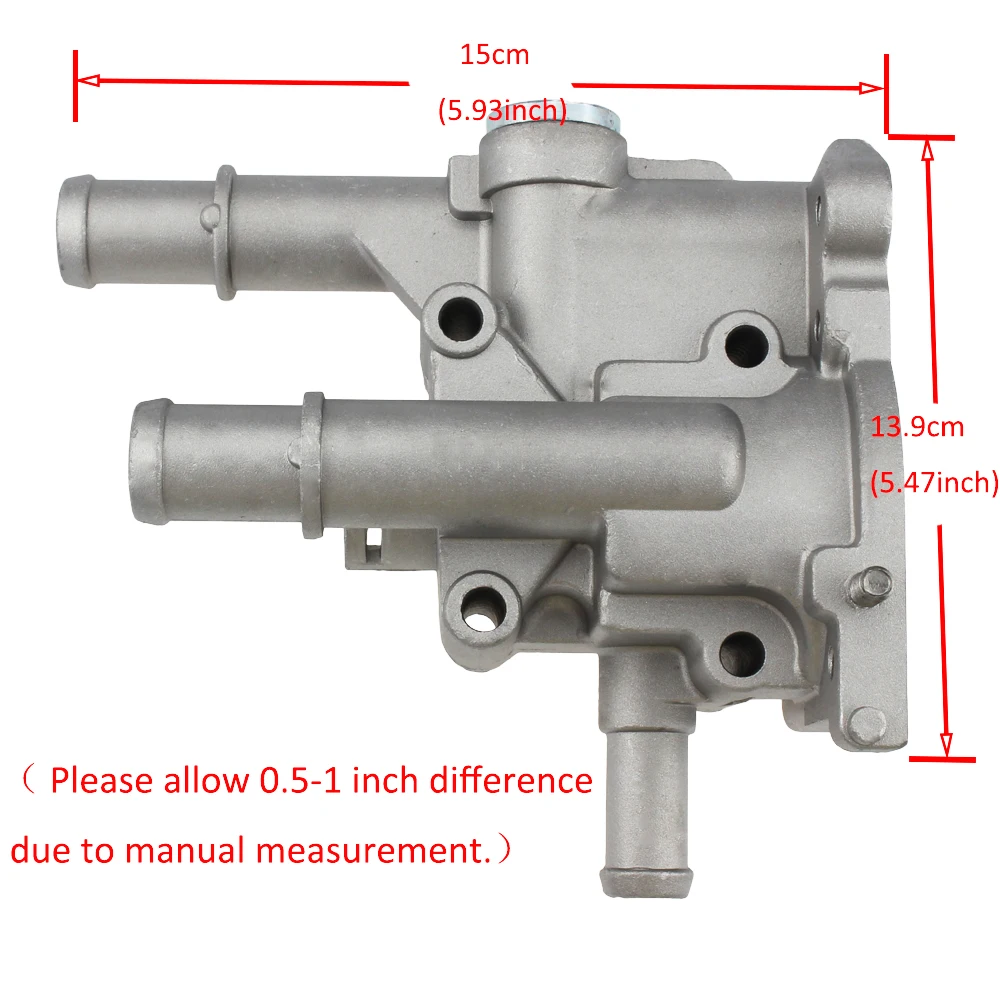 96984103 96817255   Aluminium thermostaatbehuizing voor Opel Astra Zafira Signum Moka voor Chevrolet Chevy Cruze Aveo Orlando