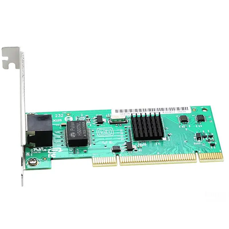 Intel 82540 10/100/1000Mbps Gigabit PCI network card adapter Diskless RJ45 Port 1G Pci Lan Card Ethernet for PC With heat sink