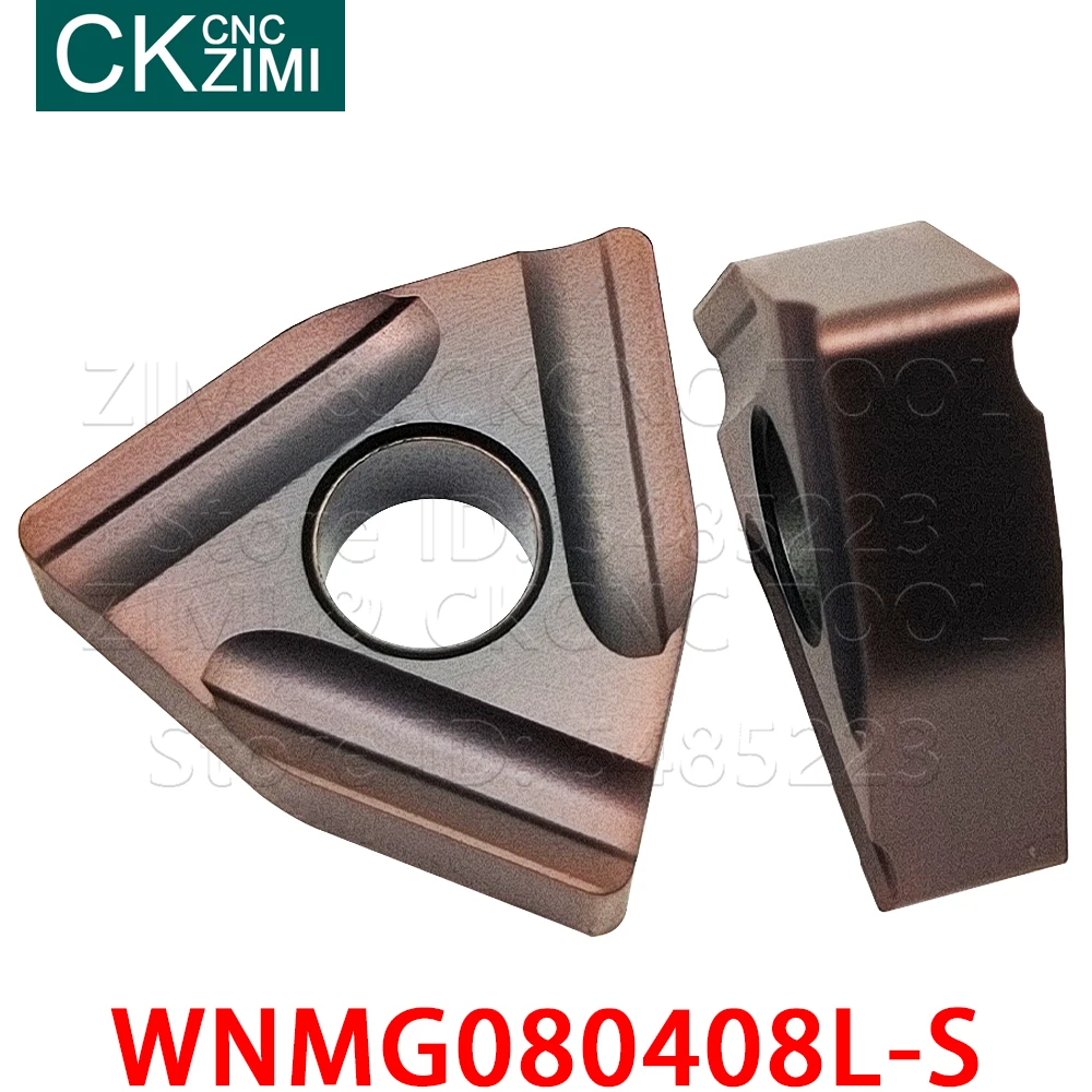 10P WNMG080408L-S BP1125 WNMG 080408L S Carbide Miếng Lót Làm Khe Lưỡi Dao Biến Dạng Kim Loại CNC Tiện Dụng Cụ Bằng Thép Không Gỉ