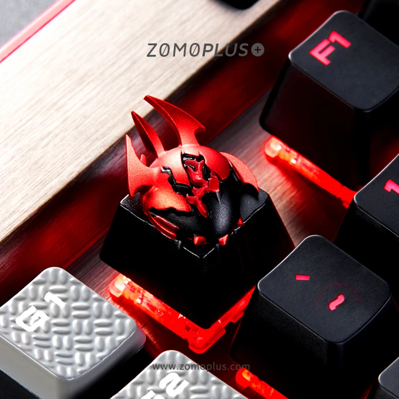 Keycap mechanical keyboard key cap original design, Heart of Tarrasque DOTA2 Game theme MX axis key cap aluminum alloy keycaps