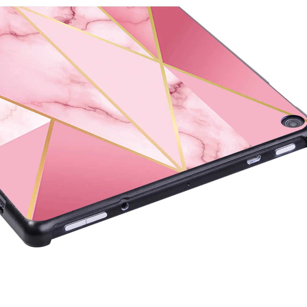 For Amazon Fire HD10 5th 2015/7th 2017/7th 2019 Case Shockproof Shape Printing Plastic Ultra-thin Tablet Hard Back Shell