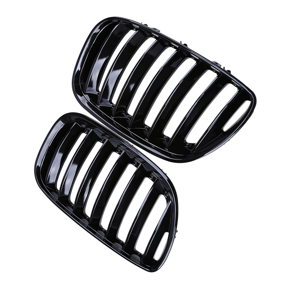 Front Gloss black kidney sport grilles Hood grill for BMW E53 X5 LCI 2004 2005 2006 Car Styling