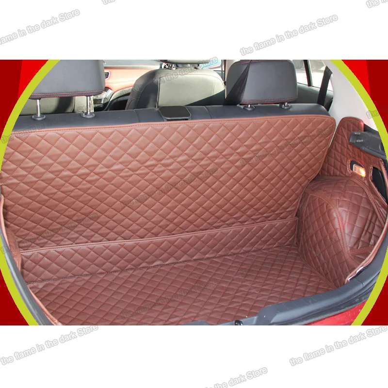 

leather car trunk mat for haval H1 2014 2015 2016 2017 cargo liner cover boot rear accessory interior detail auto styling M4