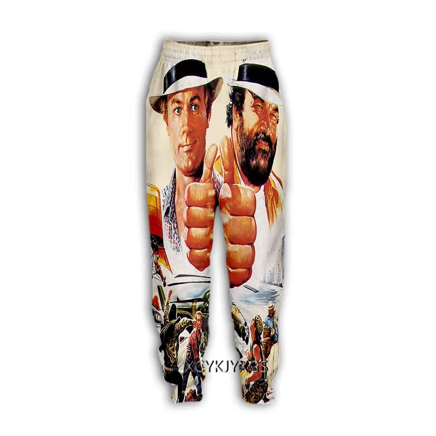 

New Men/Women Bud Spencer Terence Hill 3D Printed Casual Pants Fashion Streetwear Men Loose Sporting Long Pants F28