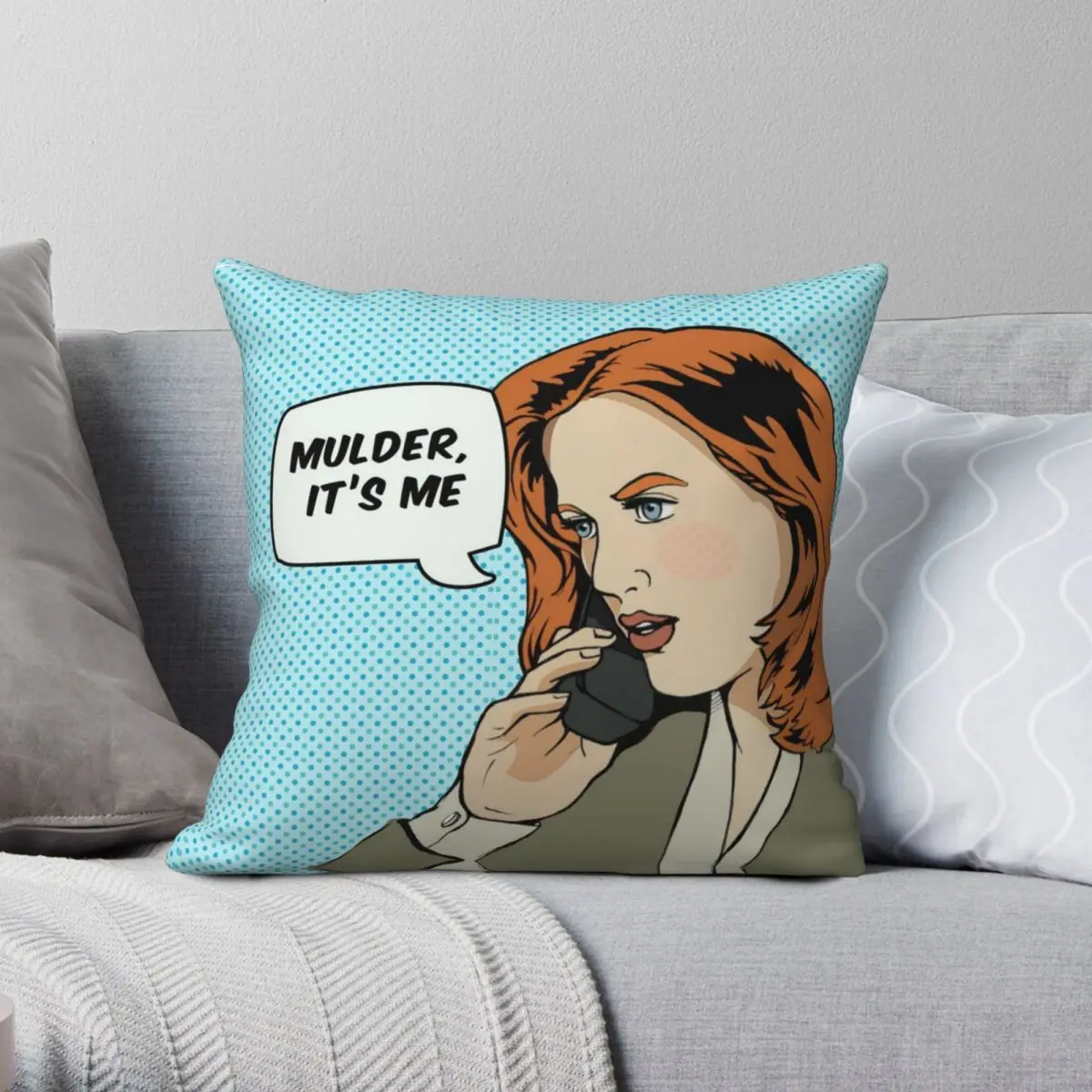 Pop Scully Square Pillowcase Polyester Linen Velvet Zip Decor Throw Pillow Case Home Cushion Cover