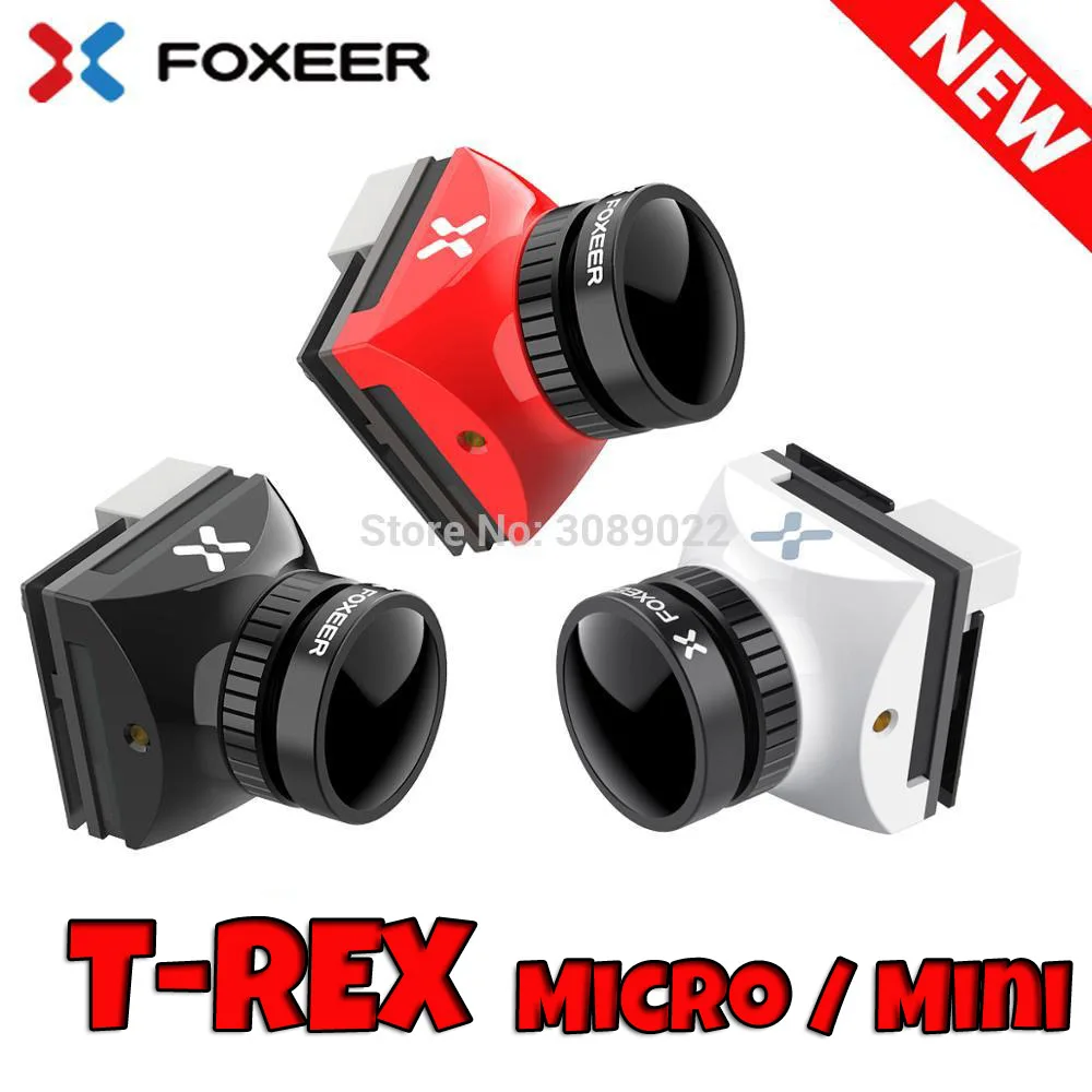 Foxeer T-REX Micro / Mini 1500TVL Camera Super WDR 4:3 16:9 PAL/NTSC Switchable Full Weather FPV Camera for FPV Racing Freestyle