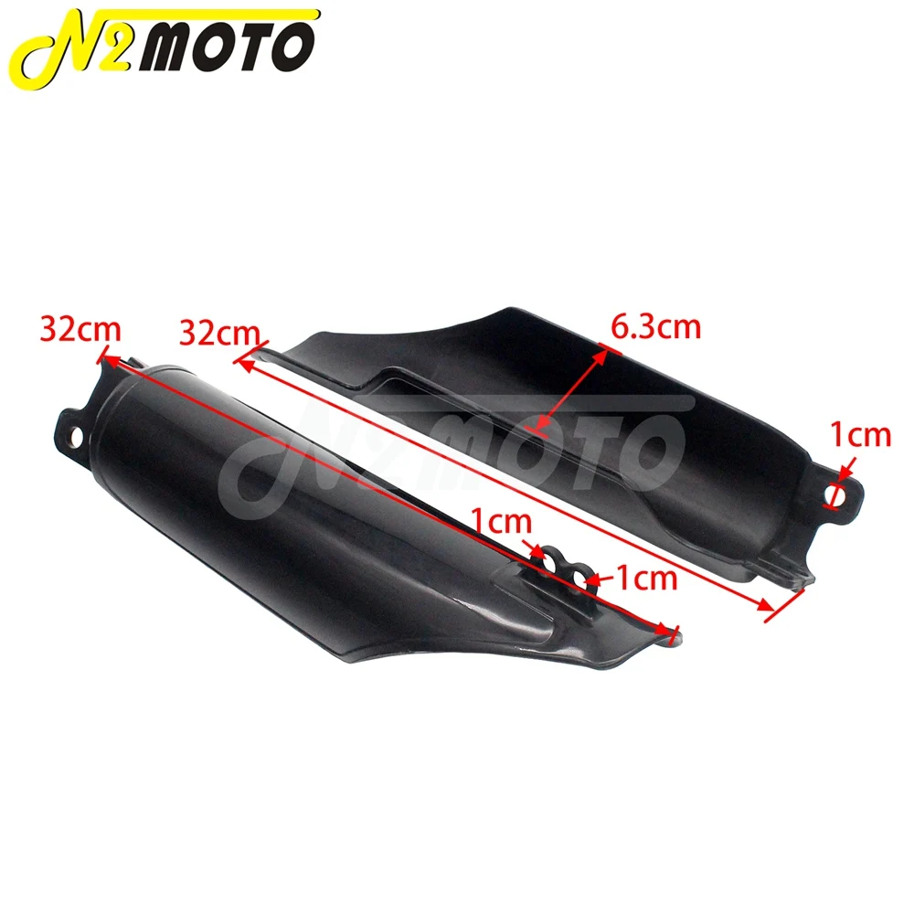 Dirt Bike Red/Black Front Fork Guard Cover For Honda CRF150L CRF 150 2016 2017 2018 2019 Supermoto Plastic Shock Frame Protector - Image 2