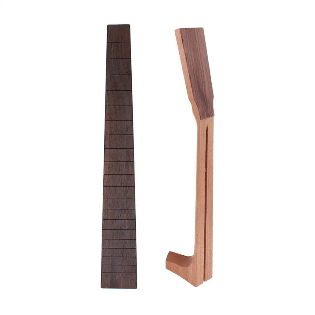 Unfinished Acoustic Guitar Neck Mahogany Neck+Rosewood 20 Frets Fretboard for Guitarist