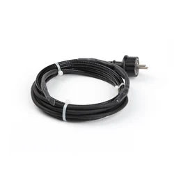 Cable de calefacción autorregulador de 1 ~ 10m con enchufe europeo, Cable de calefacción premontado para protección anticongelante de tubería de agua