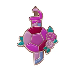 Rose Quartz sword and gem pin Steven Universe inspired brooch