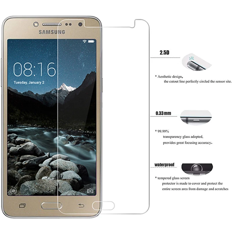 Защитное стекло для Samsung Galaxy A3 A5 A7 J3 J5 J7 2015 2016 2017 A6 A8 Plus 2018, закаленное защитное стекло для экрана, пленка