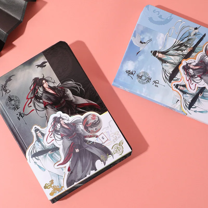 New Anime Grandmaster Of Demonic Cultivation Mo Dao Zu Shi Hardcover Notebook Wei Wei Wuxian, Lan Wangji Figure Retro Handbook