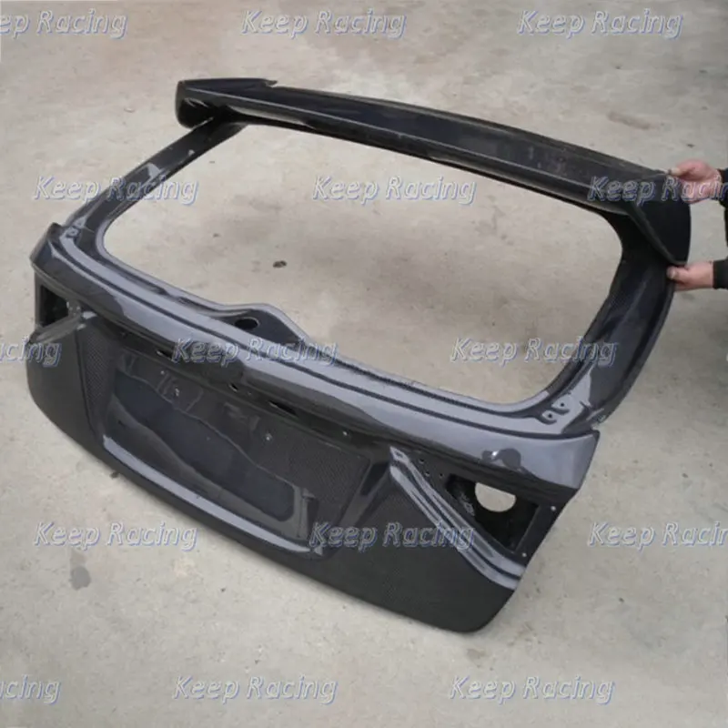 Car Accessories OEM Style Carbon Fiber Trunk Gate For Subaru Impreza GRB Hatchback Glossy Finish Boot Lid Kit Rear Cover Bodykit