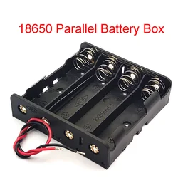 New 18650 Parallel Battery Box 18650 Power Bank Cases 4 18650 Battery Holder Storage Box Case 3.7V DIY 67-72mm Battery