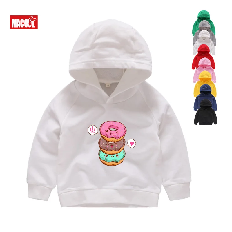 children Hoodies Sweatshirts cute Lovely Doughnuts Boys and Girls Cotton Hoodies Vest for Ages toddler girl winter clothes