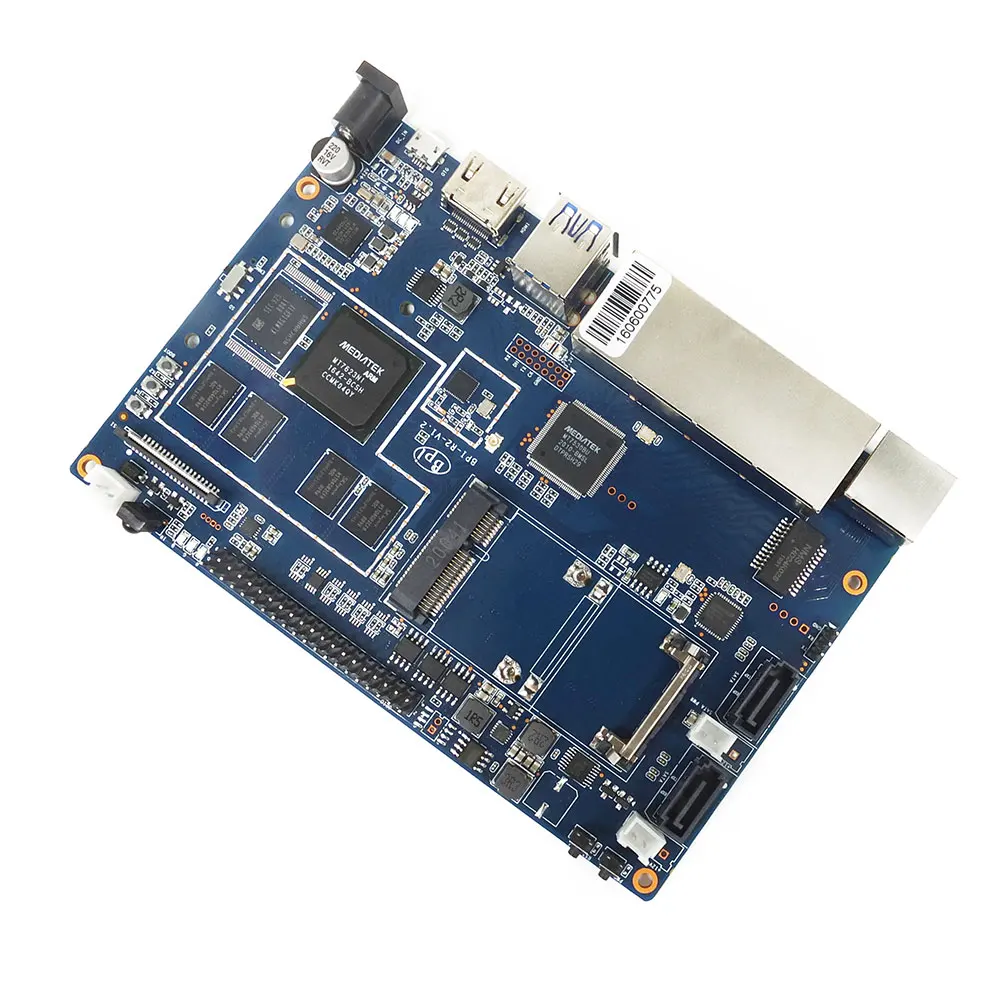 Banana Pi BPI R2 MT 7623 Opensource Router mit fall + 5V 2A DC Power für Banana Pi BPI r2