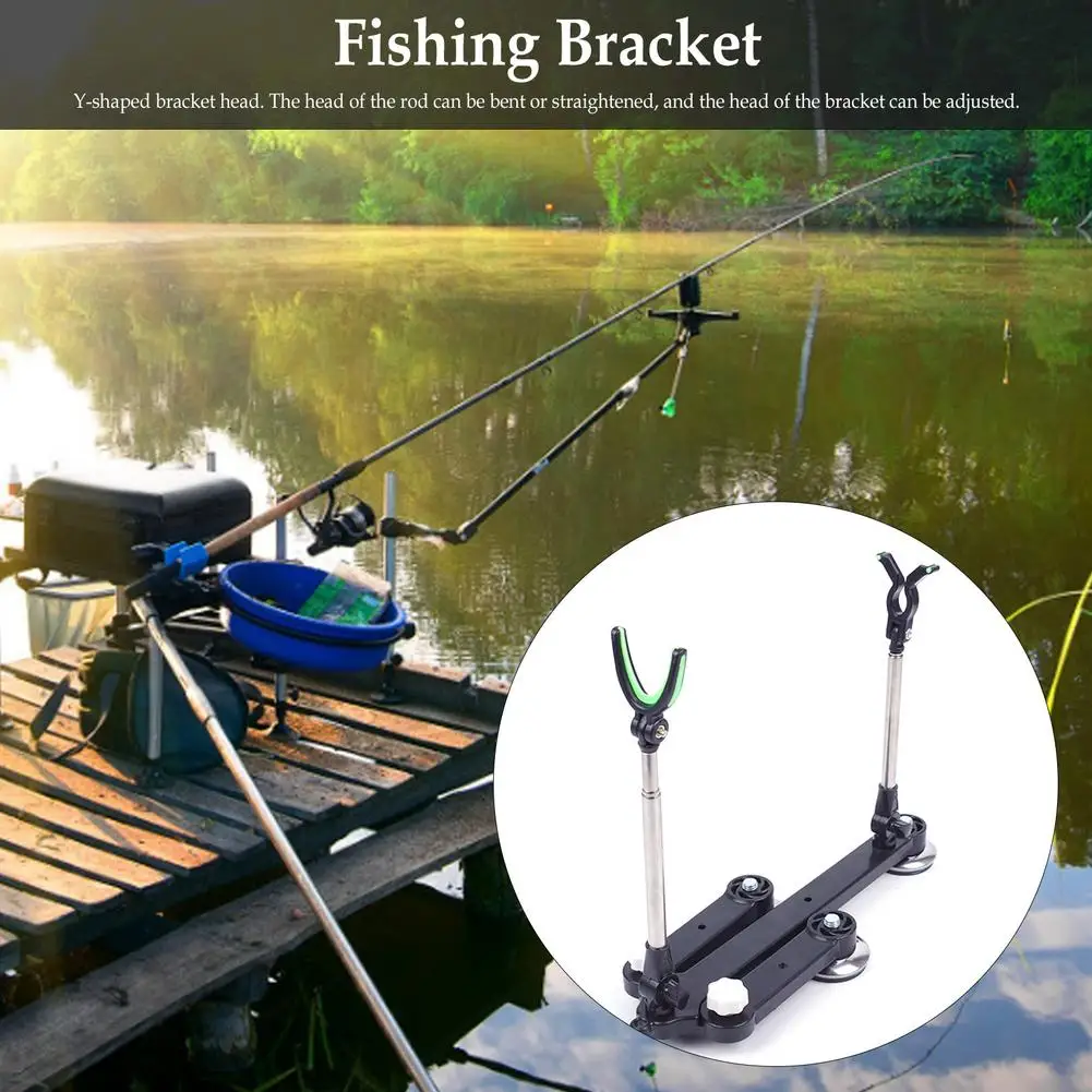 rotating Fishing Rod Holder casting Fishing Bracket Y-shaped head  Rod Support Fish Pole Tackle Bracket Rest fishing accessory