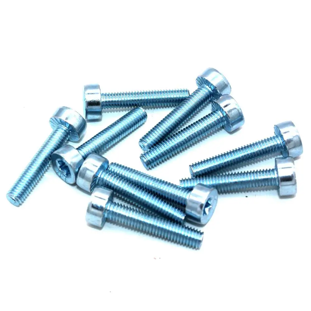 10PKS T27 Torx Bolt M5 x 25 for Stihl Makita Dolmar Oleo-Mac Chainsaw Bruchutter Blower Tiller