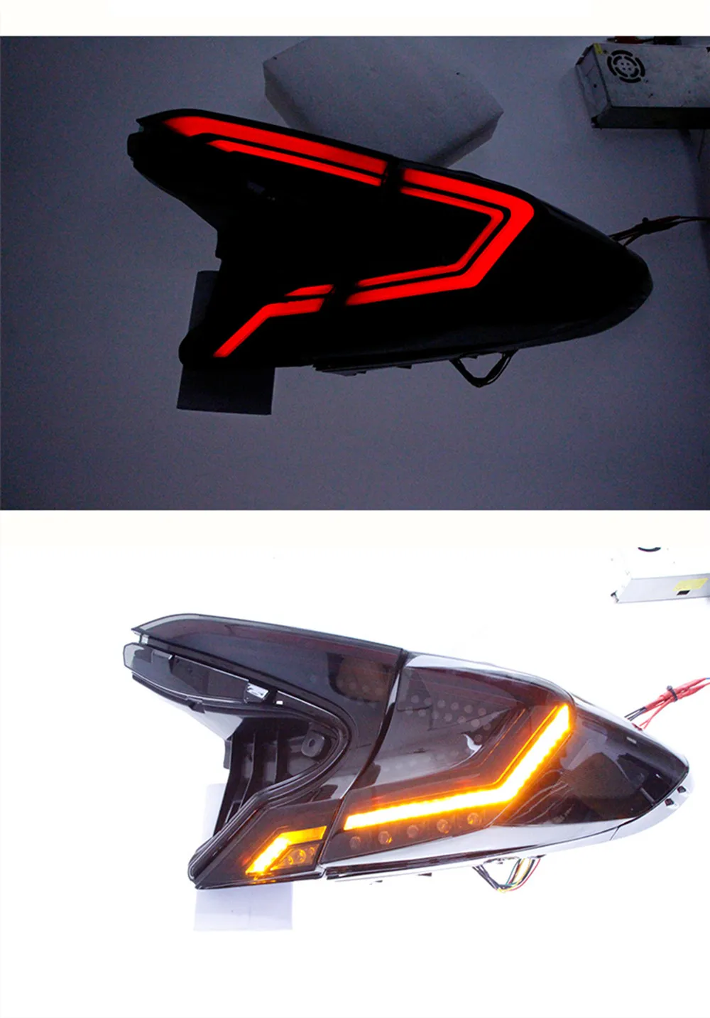 

LED Rear Light for Toyota CHR 18-20 with driving lights brake lights streamer turn lights accesorios para auto