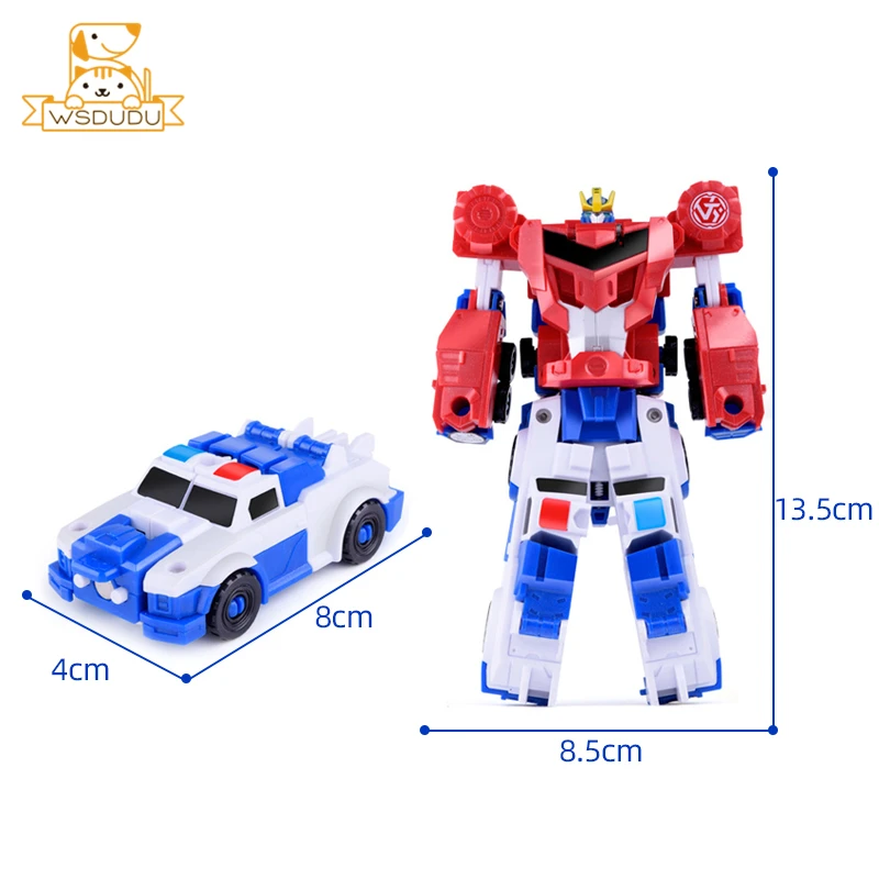 2 in 1 Optimus Prime Cool Magnetic Robot Car Transformation Action Figures Toys Deformed Auto Figurine Decor Model Boy Kid Gifts