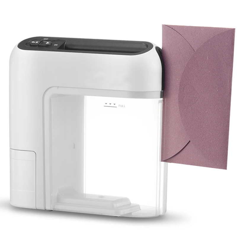 Small paper shredder Home office electric desktop confidential document shredder Commercial convenient automatic waste paper A4