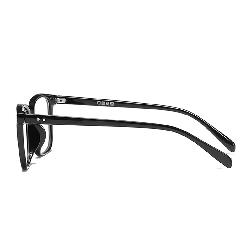 Rivet Student Square Myopic Glasses Women Men TR90 Retro Minus Lens Prescription Spectacle Diopter 0 -0.5 -0.75 -1.0 To -6.0