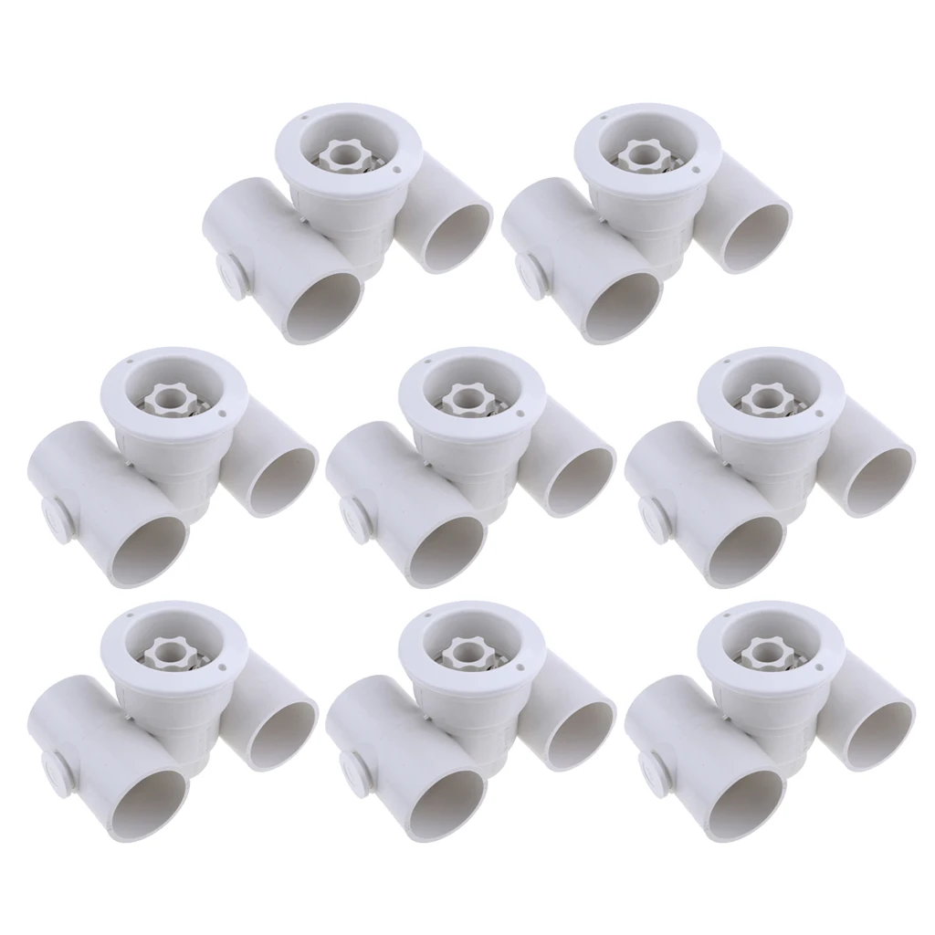 

8 x Swimming Pool Massage Nozzle, High Temperature Resistant and Corrosion Resistant