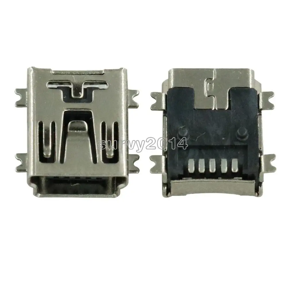 

10 шт. новый разъем Mini USB SMD 5 Pin мама Mini B