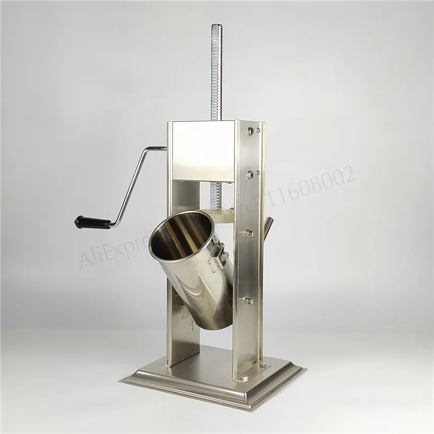 Churro, Der Maschine 2L Wurst Stuffer Füllstoff Wurst Salami Maker Manuelle Churrera Extruder Maschine Edelstahl 3 Optionen