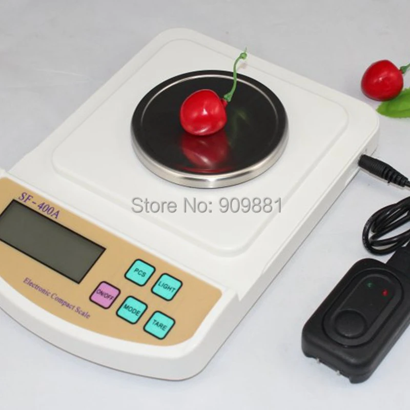 5KG 1g Electronic Compact Scales 5000g/1g Digital Kitchen Floor Scale Food Diet Balance Big Platform With AC/DC Adapter