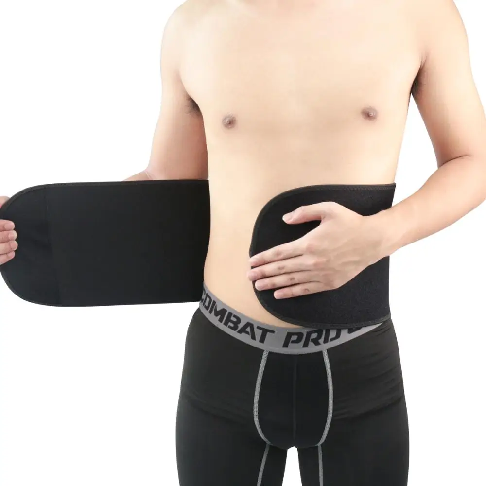 Equipo de Protección de baloncesto para hombre, cinturón deportivo de entrenamiento en cuclillas, cinturón de abdomen para evitar la protrusión del disco lumbar