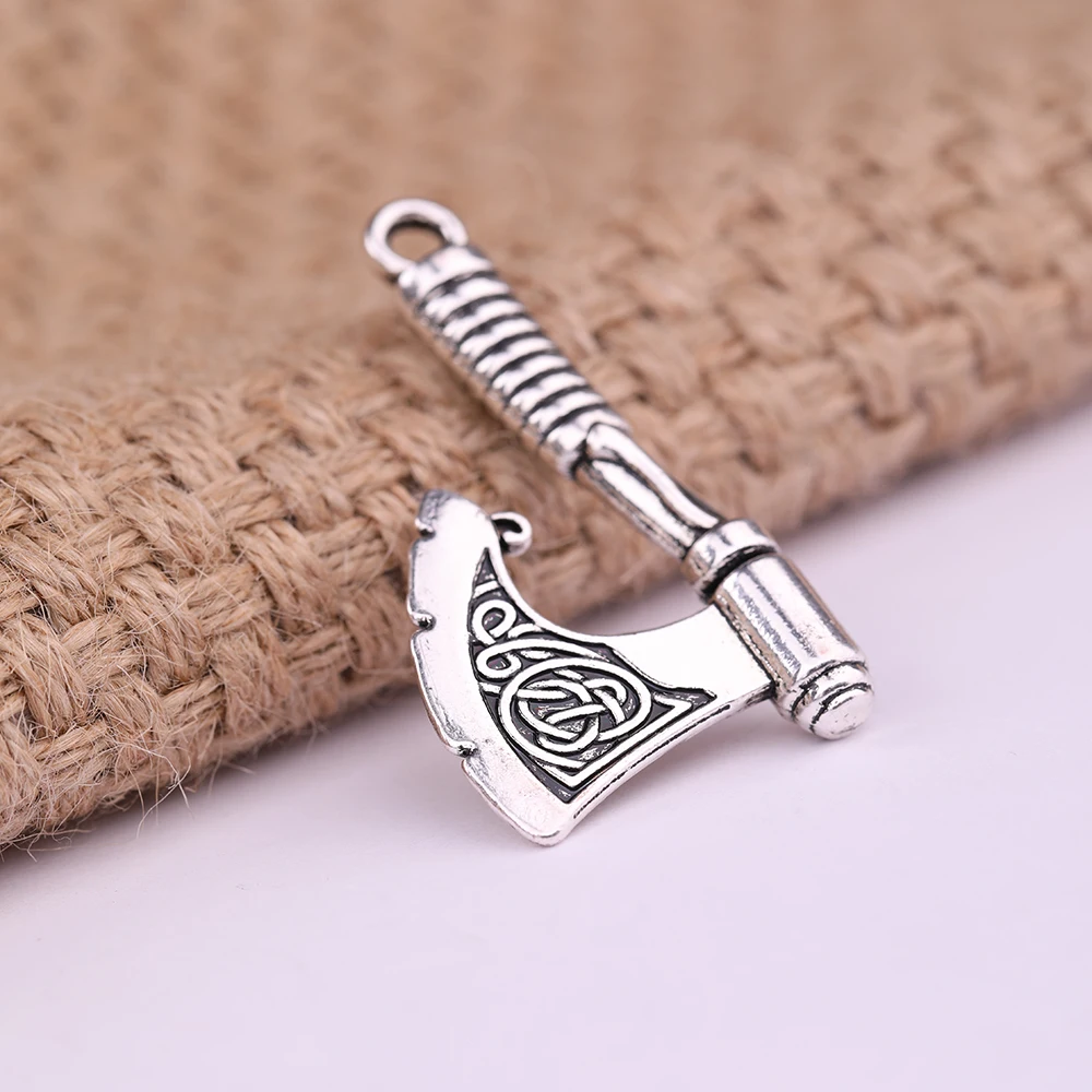 Dawapara Religious Axe Slavic Charm Pendants Amulet Symbol Religious Celtics Knot Viking Charms DIY Accessories