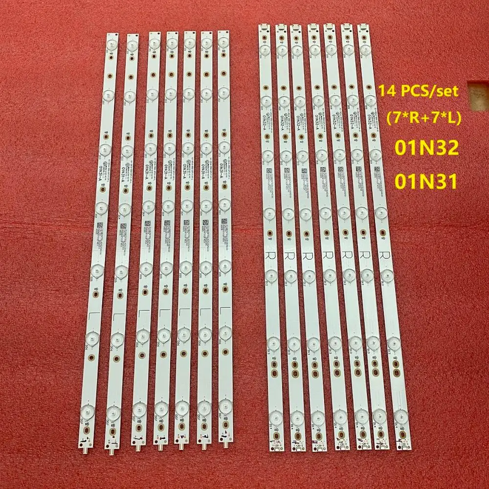 LED Strip For 55PUS6452/12 55PUS6101 55PUH6101 55PUS6581 55PUS6561 55PUS6401 GJ-2K16-550-D714-S1-R L V4 LBM550M0701-KY-4 0 R L