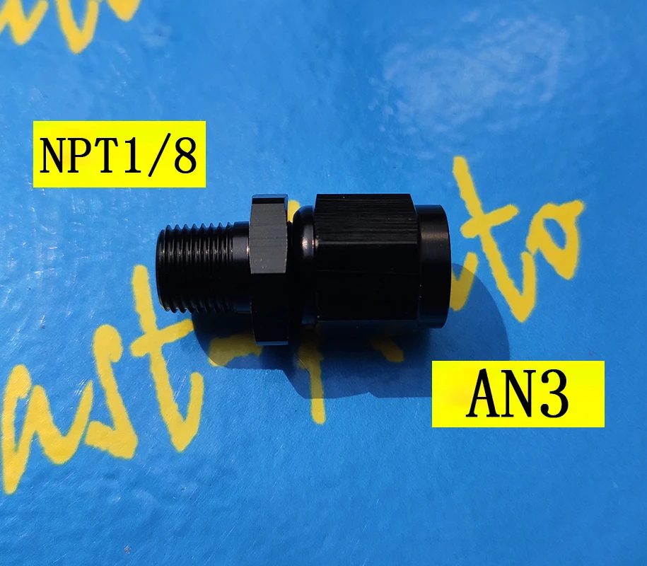 

Female 3AN AN3 an 3 to Male NPT1/8 1/8"npt npt 1/8 staight Adapter adaptor Fitting