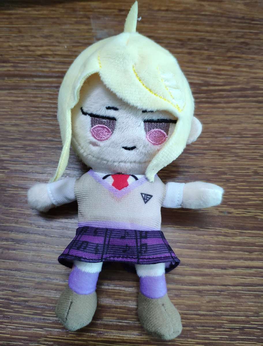 

NEW Anime Danganronpa V3 Akamatsu kaede Plush toy doll key chains