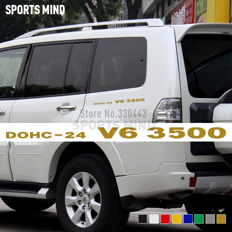 カーステッカーステッカー2 x DOHC-24 v6 3500,カーデカールシート 